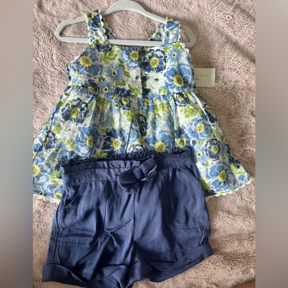 Max Studio Floral Dress and Shorts Set | 3T - Picture 1 of 5